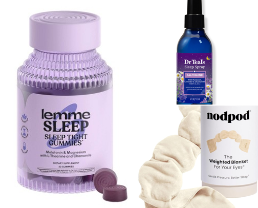 night time essentials 🌙 cover photo collage