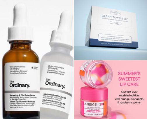 Skin care must haves!! cover photo collage