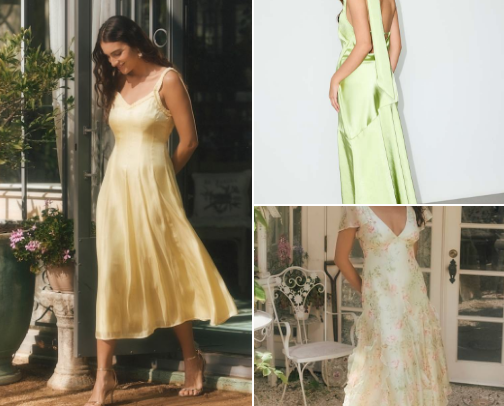 Spring and Summer Wedding Guest Dresses cover photo collage