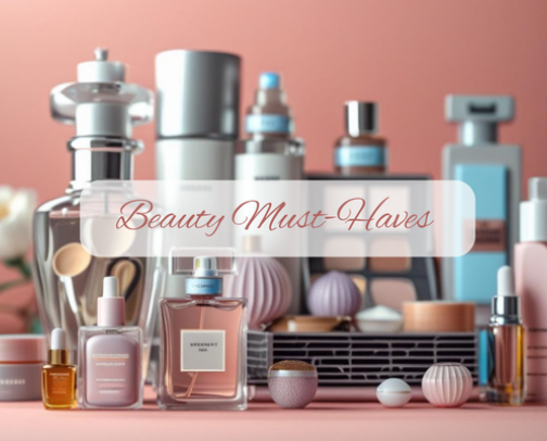 Beauty Must-Haves cover photo collage