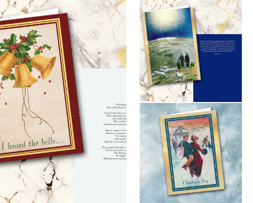 Timeless Vintage Christmas Cards cover photo collage