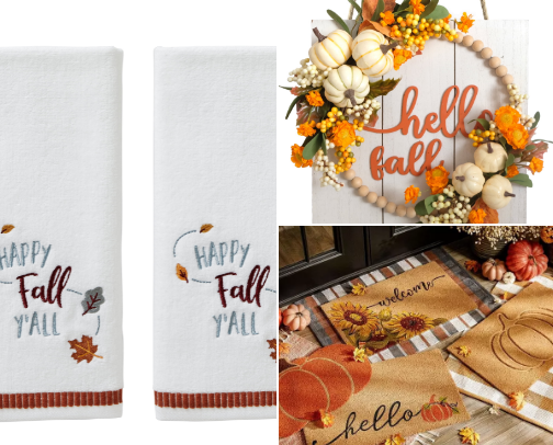 Fall home decor! cover photo collage