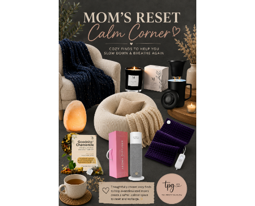 Overstimulated Mom Calm Corner Finds ✨ cover photo collage