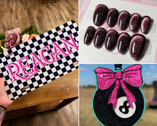 Etsy purchases 🛍️🎀 cover photo collage