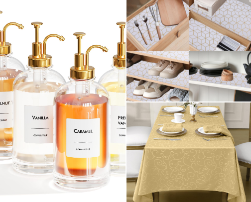🌟 Shine in the Kitchen: Best Gold Finds cover photo collage