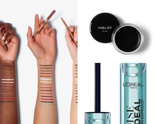 my beauty recs 💜 cover photo collage