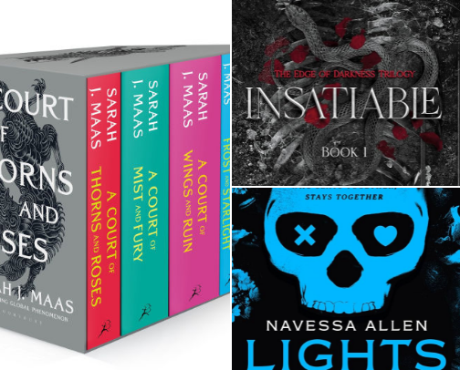 Spicy Fantasy Books cover photo collage