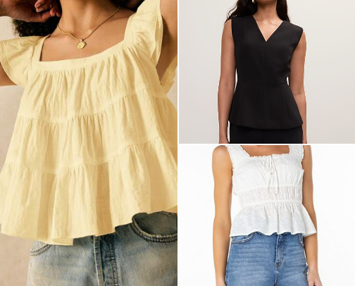 Inverted Triangle body shape? Say Less. 🤍 cover photo collage