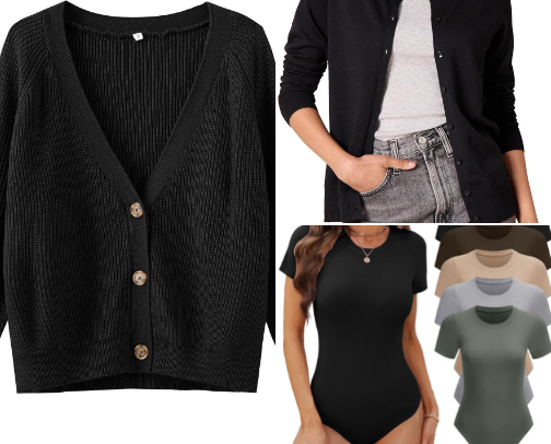 Favorite Amazon clothing/shoes cover photo collage