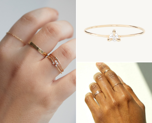 my essential everyday solid gold jewelry cover photo collage