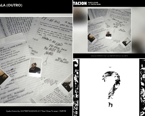 My favorite Xxxtentaion songs cover photo collage