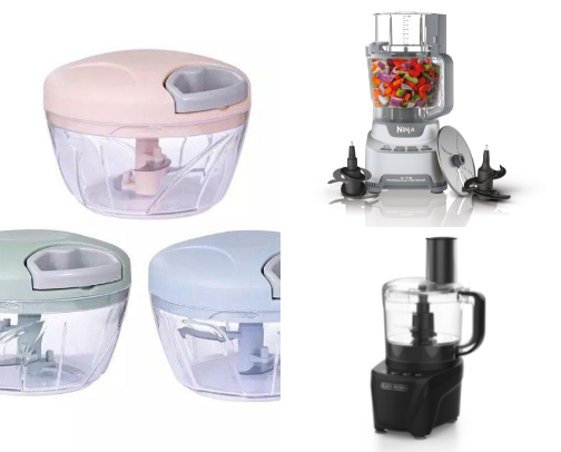 Kitchen Food Processors & Vegetable Choppers | Time-Saving Kitchen Essentials cover photo collage