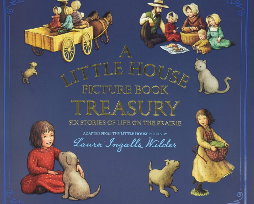 Little House of the Prairie picture books cover photo collage