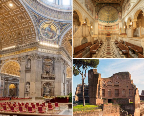 Visiting Rome with Kids—must sees and side quests cover photo collage