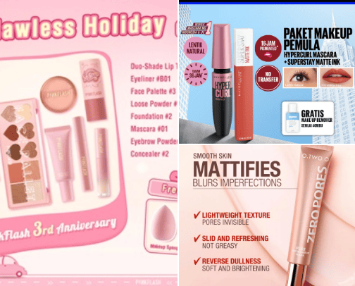 Make up cover photo collage