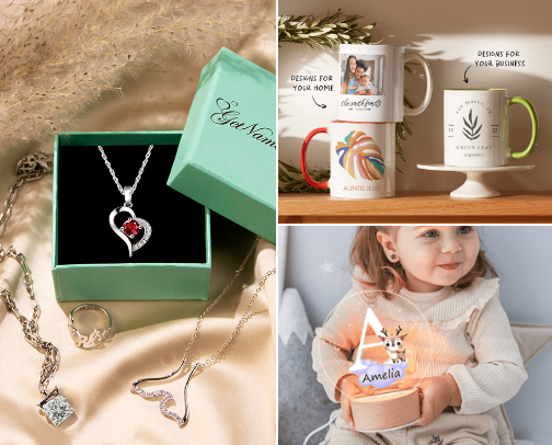 Personalized products that satisfy your heart/soul cover photo collage