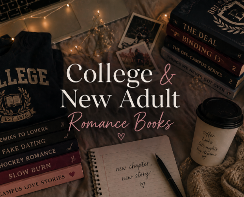 🎓 College & New Adult Romance Books—Complete Collection cover photo collage