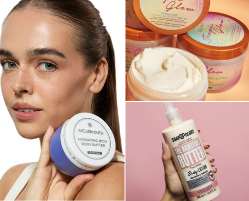 the BEST body lotions cover photo collage