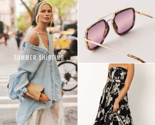 Summer Clothing cover photo collage