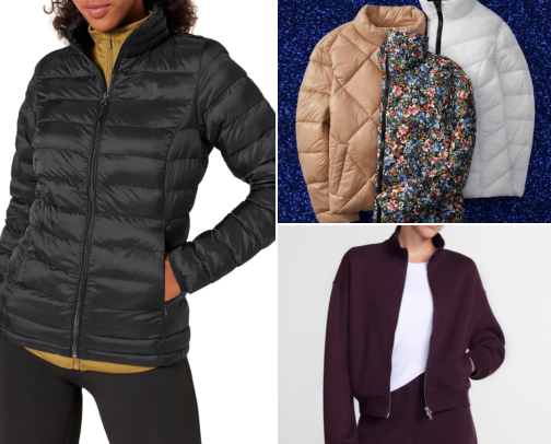 Packable Puffer Jackets That Fit in My Purse So I Stop Freezing Everywhere cover photo collage