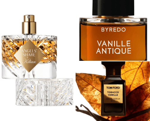 best vannila perfumes cover photo collage
