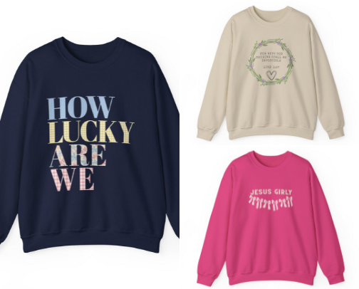 Small Business + Cozy Sweatshirts = Perfect Match cover photo collage