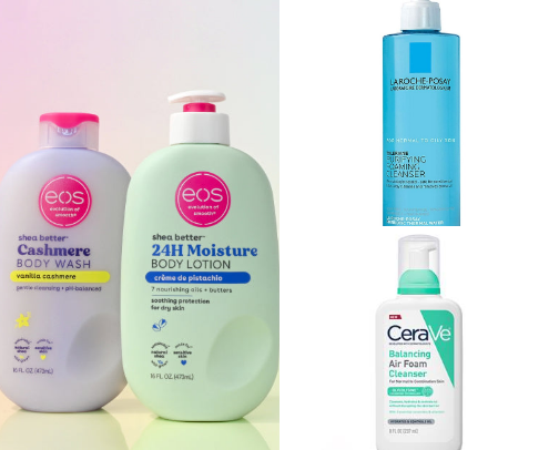 Skin care cover photo collage