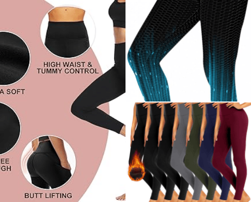 Stylish activewear and comfortable loungewear cover photo collage