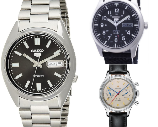 Mechanical Watches under $500 cover photo collage