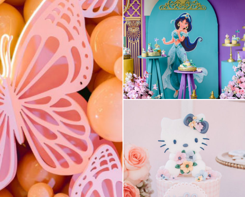 Creative kids' birthday parties' ideas And Favors cover photo collage