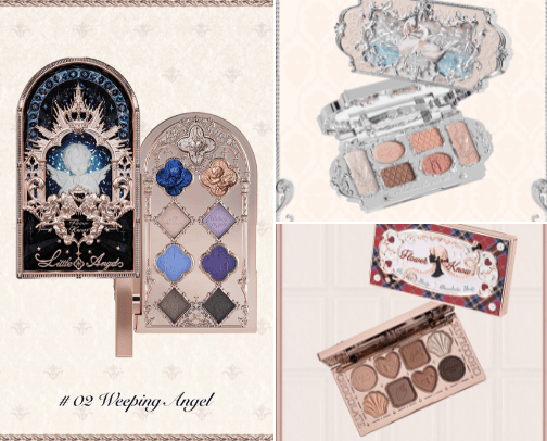 7 Flower Knows Ethereal Eyeshadow Makeup Palettes cover photo collage