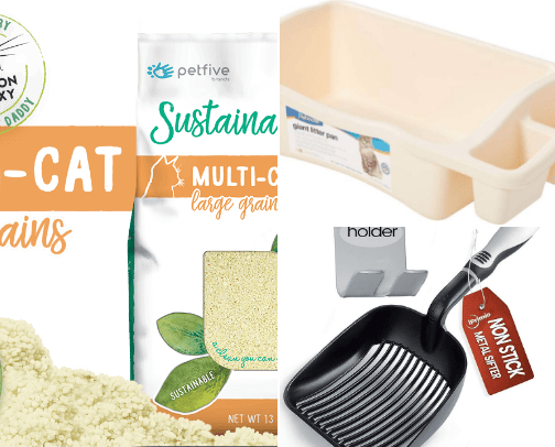 My Favorite Cat Supplies cover photo collage