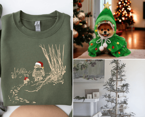 Christmas cute things cover photo collage