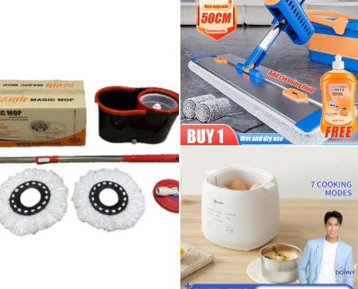 Household must have's cover photo collage