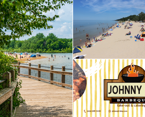 West Michigan Outings cover photo collage