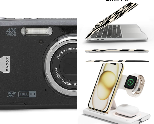 techno girl cover photo collage