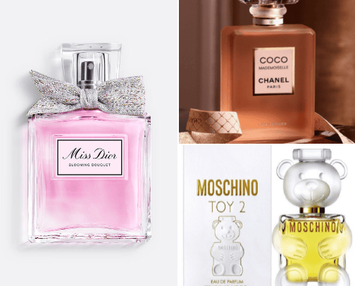 Women Perfumes and Deodorants🌸 cover photo collage
