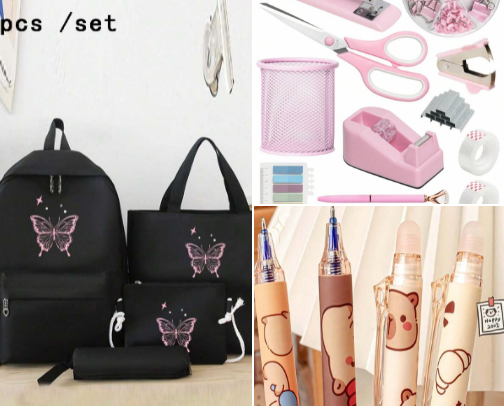 Back to school essentials ✨ cover photo collage