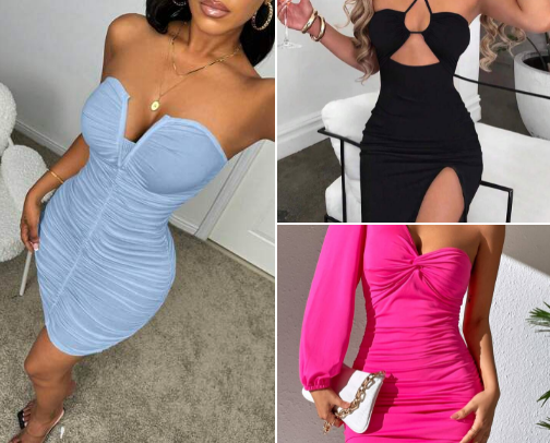 PARTY dresses from SHEIN for every type of body!💁🏼‍♀️ cover photo collage