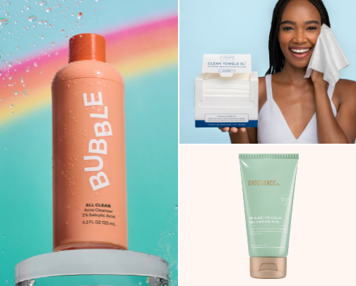 skincare staples cover photo collage