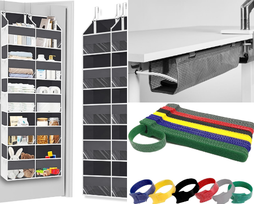 12 Viral Amazon Organization Hacks for Small Spaces (Kitchen & Closet) cover photo collage