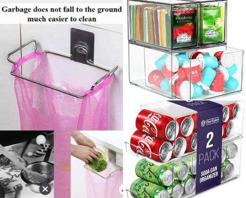 Under-$25 Closet & Kitchen Organization: 12 Amazon Finds to End the Clutter cover photo collage