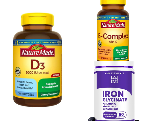 Daily vitamins & supplements! cover photo collage