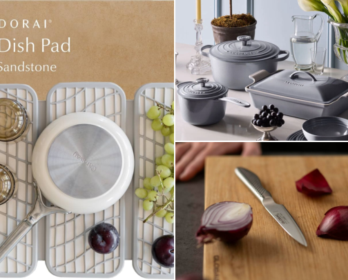 The Japanese Minimalist Kitchen & Chef-Grade Cooking Essentials cover photo collage