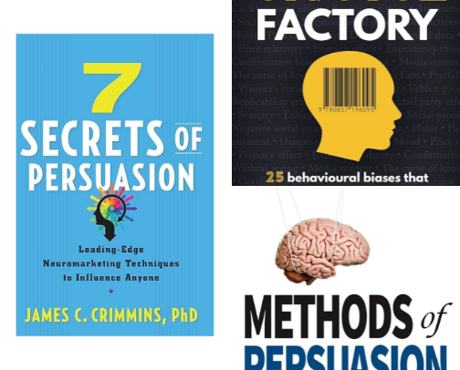 Before They Know Why: The books that taught me how people decide before they think cover photo collage