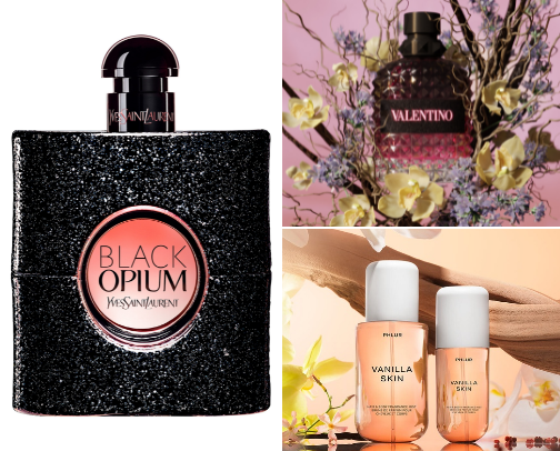 My fragrances cover photo collage