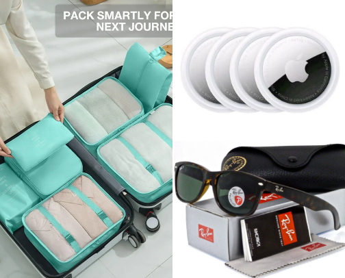 Travel Essentials List cover photo collage