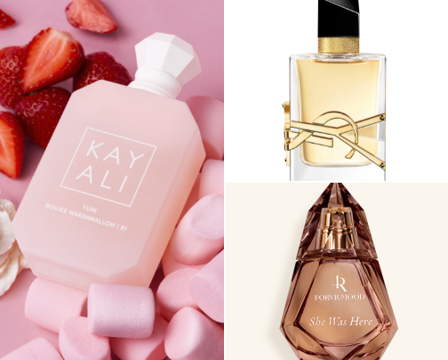 It Girl Perfume Collection cover photo collage