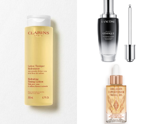 My go to night care routine cover photo collage