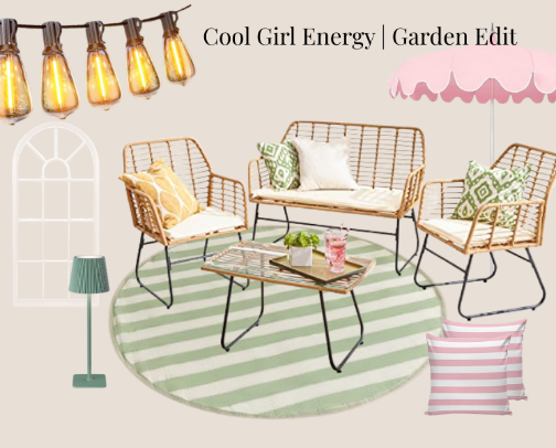 Cool Girl Energy | Garden Edit cover photo collage